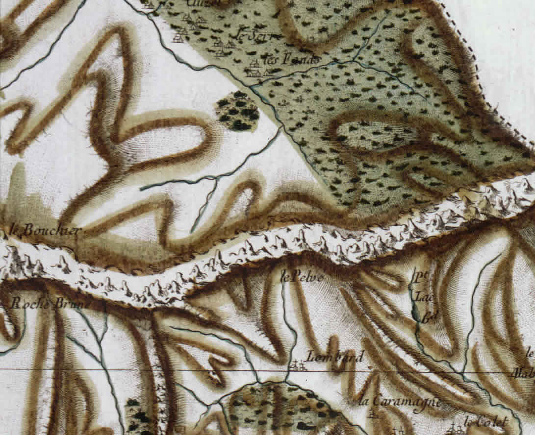 Carte de Cassini 1777 (BNF/Gallica)