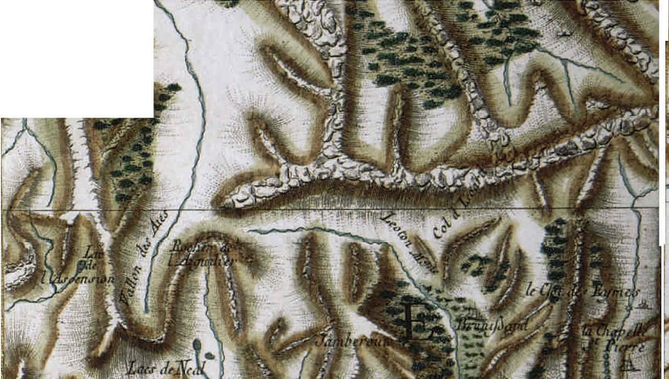 Carte de Cassini 1777 (BNF/Gallica)