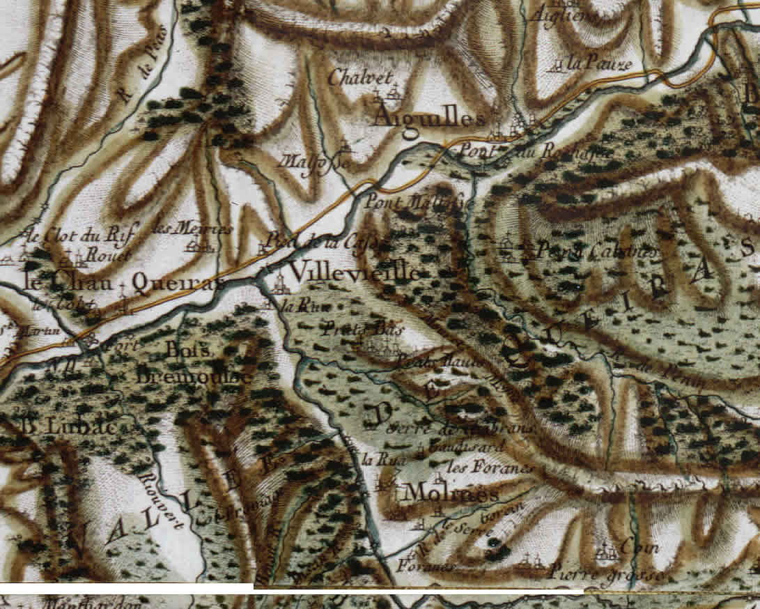 Carte de Cassini 1777 (BNF/Gallica)