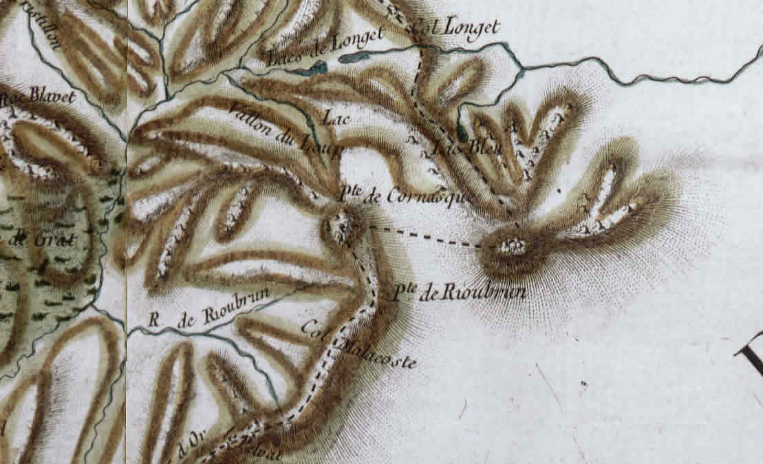 Carte de Cassini 1777 (BNF/Gallica)