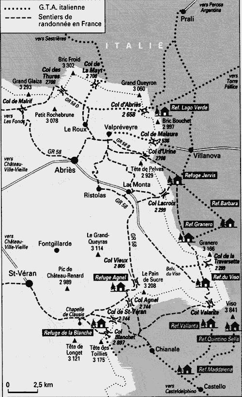 refuges coté Italien