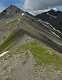  Au niveau du col de Thure. Le Rocher de Thure à gauche. En face le col de Rasis.
390*500 pixels (31402 octets)(i3413)