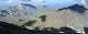  Du Bric Froid vue sur le col Italien de la Ramiere et le Roc Del Boucher en prolongement de crÃªte. A gauche le Grand Glaiza et le pic de Terre Noire. Entre les deux le vallon italien de Thura. (c) Christophe ANTOINE
798*314 pixels (31981 octets)(i3400)