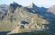  Vue depuis la montée au pic de Caramantran a partir du col de St Véran.  De droite à gauche : le Pic de Farnéiréta, le col de la Noire la tête des Toillies et vers nous le Rocca Bianca. (c) Christophe ANTOINE
550*353 pixels (35212 octets)(i2041)