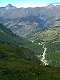  Vue depuis le pas du Batailler sur le torrent de Peynin. A gauche le Pic de Rochebrune à droite le petit Rochebrune.  En face le bois du Chalvet et la montagne du Lombard(c) Christophe ANTOINE
300*400 pixels (23527 octets)(i1009)
