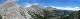  Panorama depuis le haut de la Via ferrata sur la Vallée d'Arvieux.
1200*299 pixels (51728 octets)(i4417)