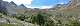  Panorama sud ouest depuis le haut de la Via ferrata. De gauche à droite : le col de la Rousse, le Pic de Balart le col de Néal, la petite Terre Noire la Crête de Terre Blanche et le pic de Maravoise. (c) Christophe ANTOINE
1000*333 pixels (69837 octets)(i4418)