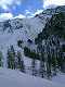 La descente de la pointe des Marcelettes 500 m de dÃ©nivelÃ© en bonne neige. Quand il y en a. (c) Christophe ANTOINE
300*400 pixels (19660 octets)(i574)