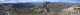  Vue depuis le sommet du Pain de Sucre, la Vallée de l'aigue Agnelle. De gauche à droite: le col Agnel, le pic de Caramantran, le col de Chamoussière, La pointe des Sagnes Longues  et au loin le petit pic de Châteaurenard. (c) Christophe ANTOINE
1700*324 pixels (101854 octets)(i788)