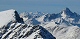  Vue au zoom depuis le pic de Caramantran sur le pic de Rochebrune. A Gauche: la pointe des Sagnes Longue . Au fond les Ecrins. (c) Christophe ANTOINE
700*344 pixels (29634 octets)(i4080)