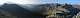  Panorama gÃ©nÃ©ral au petit matin de la vallÃ©e de Chianale en Italie depuis le pic de Caramantran. Au fond a gauche le Viso. Au droite le Rocca Bianca en premier plan . Le lac De Ponte Chianale au centre. (c) Christophe ANTOINE
1300*303 pixels (39175 octets)(i1911)
