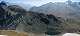  Depuis le pic de Farnéiréta vue sur les lacs autour du Viso. A gauche en bas le col de la Noire, en haut à gauche la Tête des Toillies et le Viso en arrière plan. Au centre en bas : le bord du lac de la Noire.  Au dessus à sa droite le lac de Longet  sous le Mont de Salsa. Vers la gauche Les lacs du col du Longet Puis à peine visible le lac Nera. (c) Christophe ANTOINE
800*364 pixels (39398 octets)(i1952)