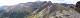    Panorama général depuis le pic de Fond de Peynin sur le vallon de Ségure. A gauche, le pic de Ségure au fond la Taillante et le Viso. À droite, le grand Queyras.. (c) Christophe ANTOINE
1500*350 pixels (95376 octets)(i5338)