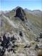 Du sommet de l\'arête, le Rouchon, la Pointe des Sagnes Longues, le Mont Viso et la Pointe de Caramantran. (c) Claude BRIE
525*700 pixels (110560 octets)(i5936)