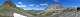  panorama nord depuis le col Vieux.  A gauche la crête de l'Eychassier. Au fond le lac Foréant à droite la Taillante(c) Christophe ANTOINE
1300*285 pixels (61636 octets)(i3588)