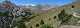  panorama depuis le col de la Lauze sur la montagne de Furfande de gauche à droite: le Pic de la montagne de Chalve le Tests le col St Antoine, le Pic des Chalenches et sa crête. (c) Christophe ANTOINE
800*289 pixels (40649 octets)(i3566)
