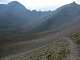  Vue du col Perdu sur le pic de Rochebrune à gauche. A droite le Pic Est entre les deux la crête des Oules. L dernière échancrure avant le pic de Rochebrune est le col des Portes.  (c) Christophe ANTOINE
500*375 pixels (14976 octets)(i1861)