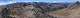 Du Pic Foréant: de gauche à droite; le col Agnel le pic de Caramantran avec en arrière plan la tête des Toillies. La pointe des Sagnes Longues le col de Longet le pic de Châteaurenard ,a vallée de Fontgillarde et le Grand Queyras. (c) Christophe ANTOINE
1300*294 pixels (74459 octets)(i3128)