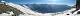  Panorama général sud depuis le Collet du Pelvas.  De gauche à droite : la Tête de Clot Lapière, Le Viso avec en dessous Praroussin,  Le mont Aiguillette, La Crête de la Taillante, le Sparveyre et le Pic de Ségure (c) Christophe ANTOINE
1700*341 pixels (103232 octets)(i4847)