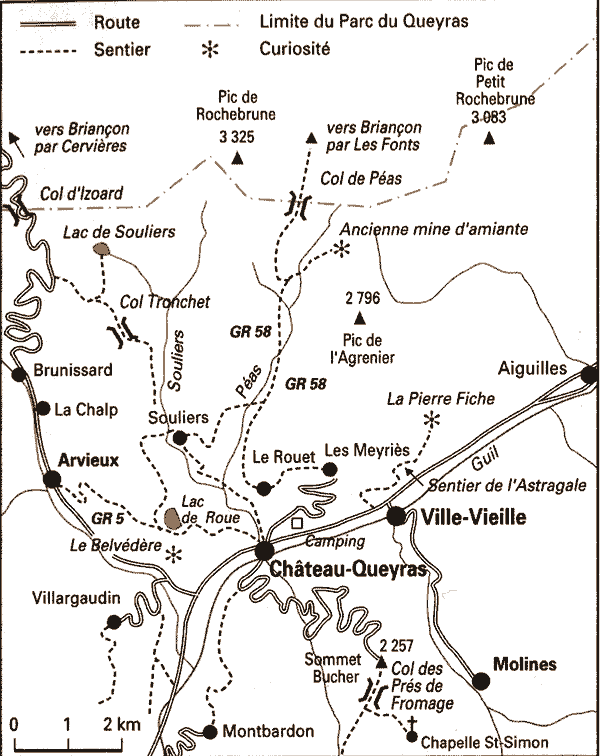 Carte autour de le Rouet